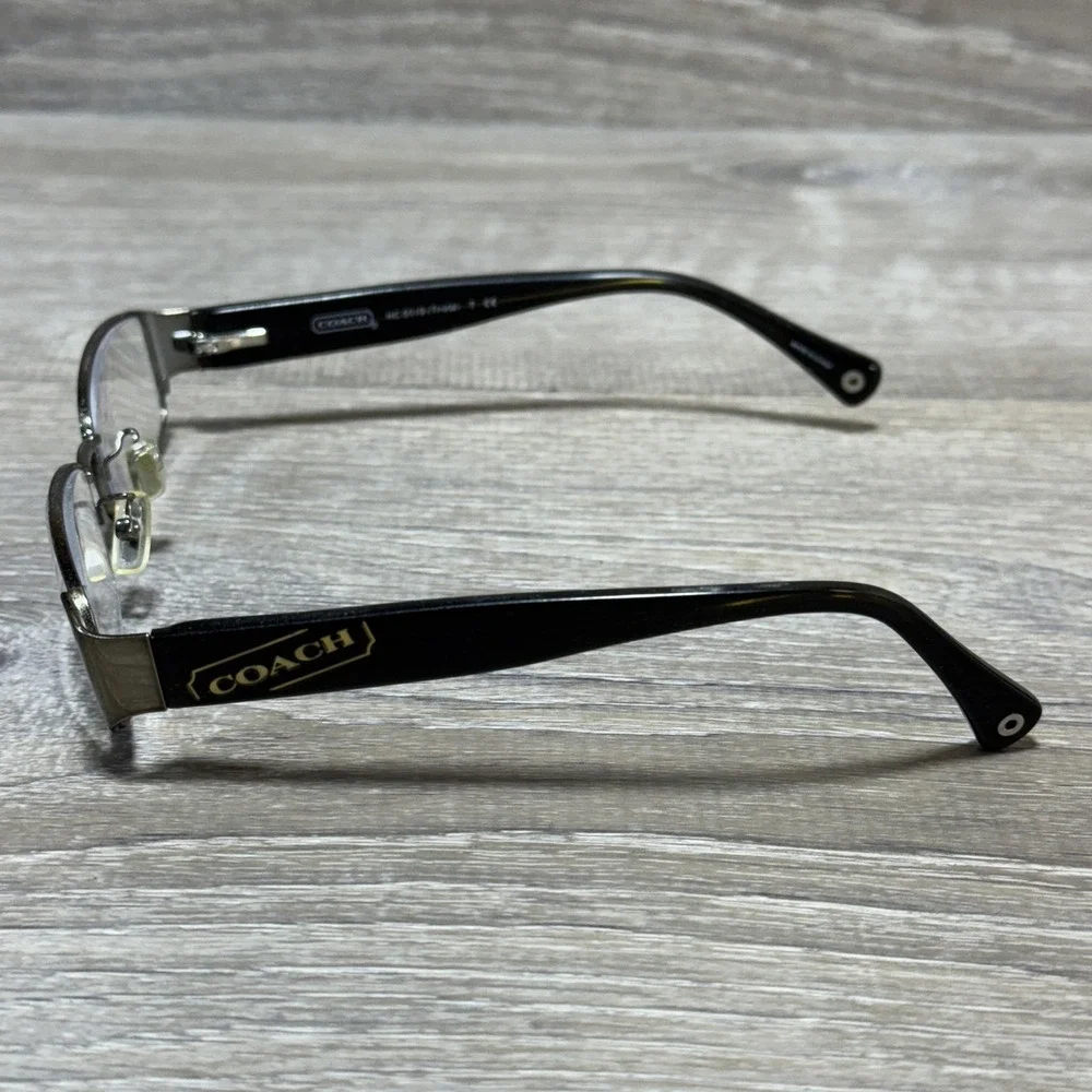 Coach HC5019‎ Trista Eyeglasses Frames Only Dark Silver Black Optical 52-16-135